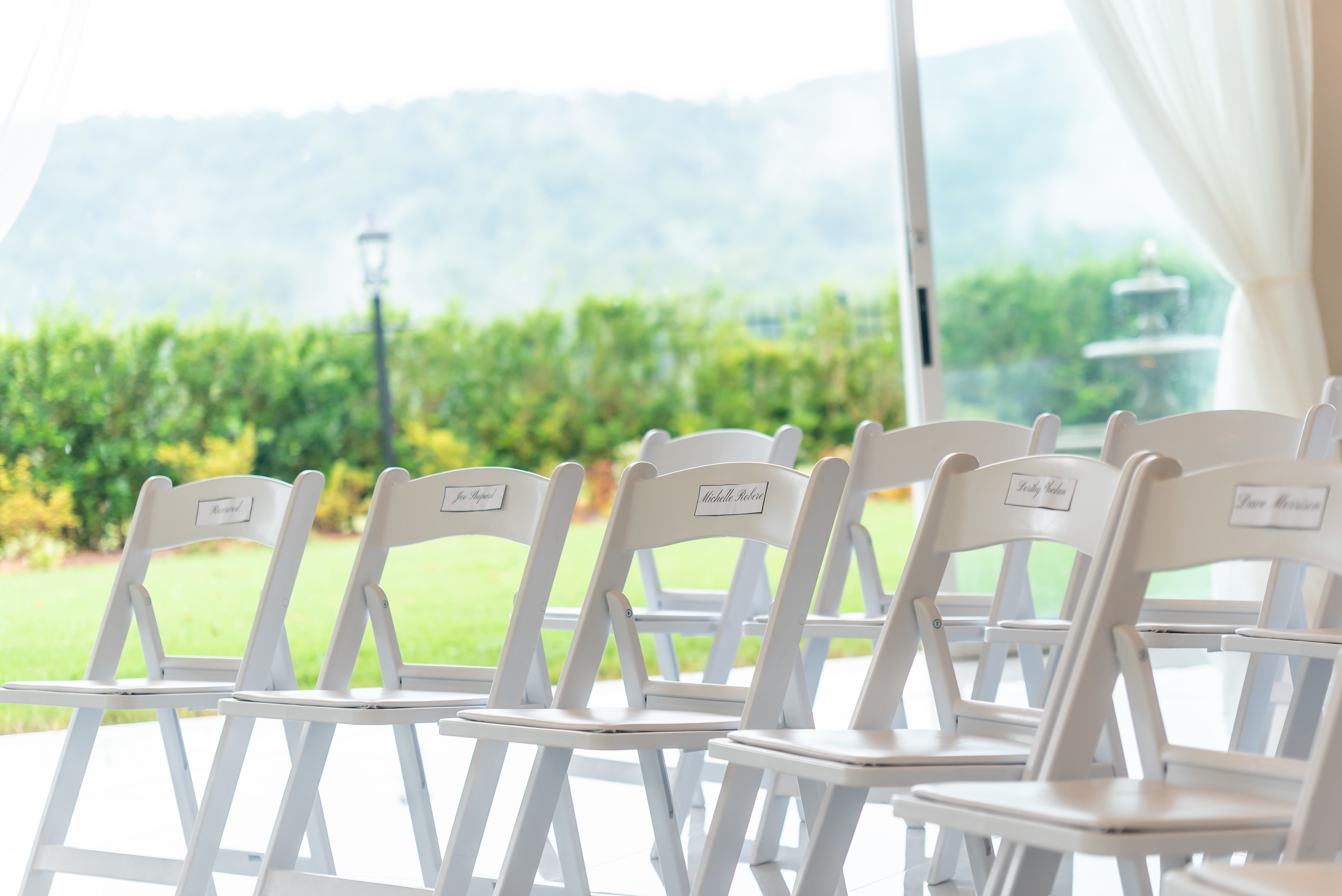 Customizable seating & event setups